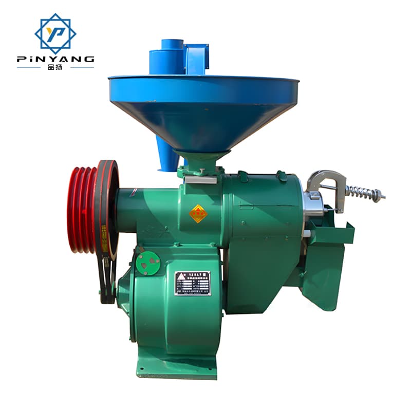 N-series mill with hopper, chamber and belt pulley
